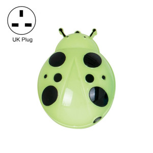 Veilleuse LED en forme de coléoptère A62 enfichable avec capteur de contrôle de la lumière intelligent, prise : prise britannique (vert) SH203D382-20
